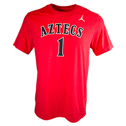 Nike Jordan Aztecs Jersey Tee  - Red