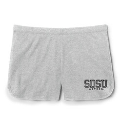 SDSU Aztecs Womens Shorts - Gray