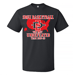 Aztec Basketball Undefeated Tee