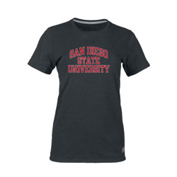 Women's San Diego State Classic Tee - Charcoal
