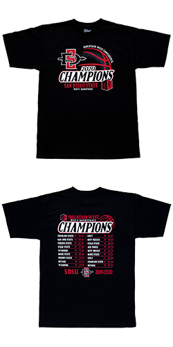 2020 Mountain West Champions Tee - Black