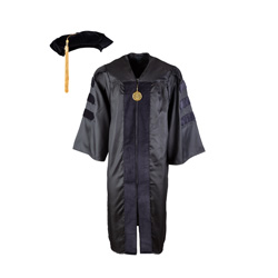 Doctoral Regalia *Bundle* with Gold Doctoral Tassel