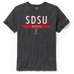 SDSU Aztecs Triblend Tee - Charcoal