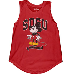 SDSU x Disney Women's SDSU Aztecs Mickey Tank - Red