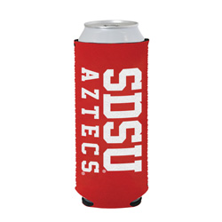 12 oz. Red Slim Can Cooler