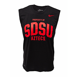 Nike SDSU Aztecs Sleeveless Tank - Black