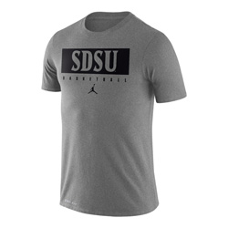 Nike Jordan SDSU Basketball Tee - Charcoal Gray