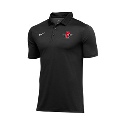 2020 Nike Sideline Dry Stripe SD Spear Polo - Black