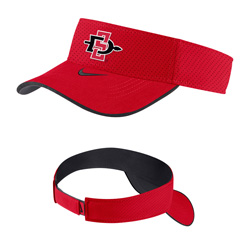 red nike visor