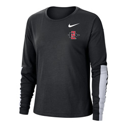 2020 Women's Nike Sideline SD Spear Breathe Long Sleeve Tee - Black