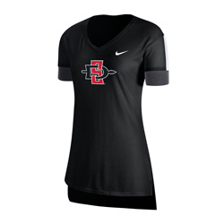 2020 Women's Nike Sideline SD Spear Fan Top - Black