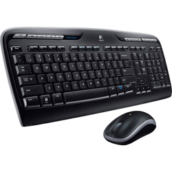 shopaztecs Logitech Wireless Keyboard & Mouse - Black