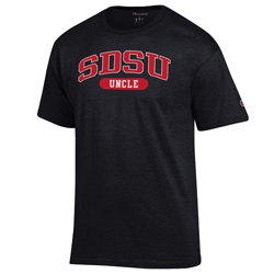 SDSU SD Spear Uncle Tee - Black