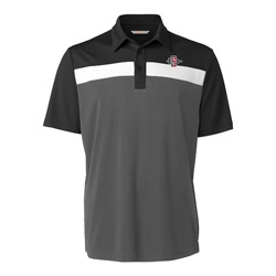 SD Spear Black and White Polo - Gray