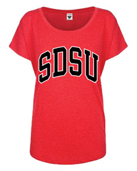 Women's SDSU Tee - Red