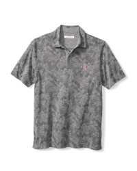 Tommy Bahama SD Spear Palmetto Palms Polo - Gray