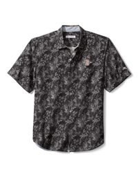 Tommy Bahama SD Spear Camp Shirt - Black