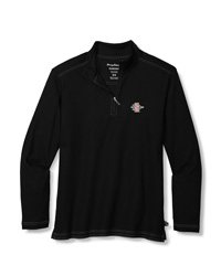 Tommy Bahama SD Spear Emfielder 1/2 Zip - Black