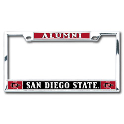San Diego State Alumni License Plate Frame - Red/Black