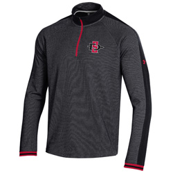 Under Armour SD Spear 1/4 Zip Mesh Sweatshirt - Black