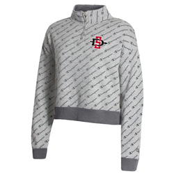 Women's SD Spear Crop Sweatshirt - Gray