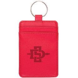 SD Spear ID Wallet Keytag - Red