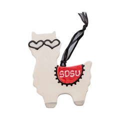 SDSU Llama Ornament