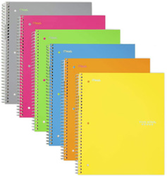 Five Star Trend 200 CT Notebook - 5 Subject College Ruled