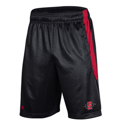 Boy's Under Armour Basketball Short - Black/Red