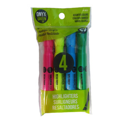 Onyx and Green 4pk Broad Highlighters