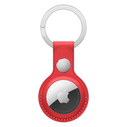 AirTag Leather Key Ring - (PRODUCT)RED