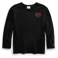 Women's SDSU Aztecs 1897 Oversized Long Sleeve - Black