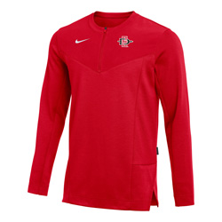 2021 Nike Sideline UV Coach 1/2 Zip Top - Red