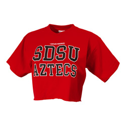 Cropped Tee SDSU Aztecs - Red