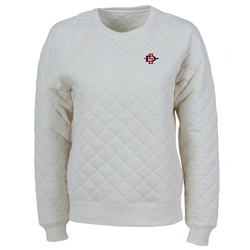 Quilted Crew SD Interlock - Off White