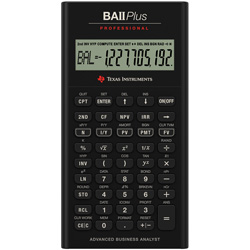 TI BAII Plus Professional Financial Calculator