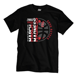 2022 March Madness SDSU Aztecs Basketball Icon Tee - Black