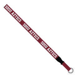 3/8 Lanyard SDSU Aztecs - Burgundy