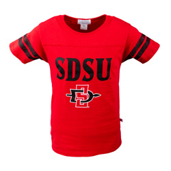 Youth SDSU Over SDI Sleeve Stripes - Red