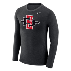 Nike Marled Long Sleeve SD Interlock - Black