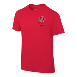 Nike Sideline 2022 Cotton Team Issue SS Tee (Preschool) - Red