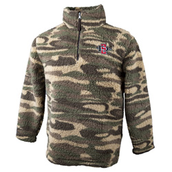 Camo Sherpa 1/4 Zip SDI