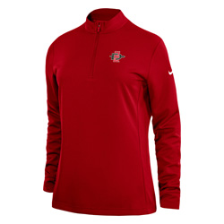 Nike Womens Golf 1/2 Zip SD Interlock - Red