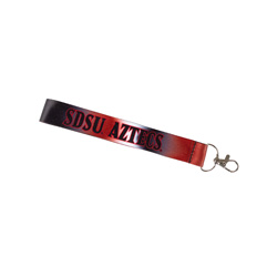 Ombre Satin Key Strap Lanyard SDSU Aztecs