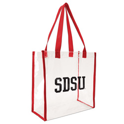 Spirit Clear Vinyl Stadium Tote Bag - SDSU