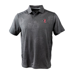 Tommy Bahama SD Interlock Delray Frond Polo - Charcoal