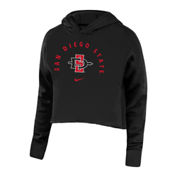 Nike Sideline 2022 Campus Crop Hoodie Women's - Black