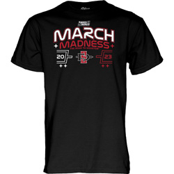 2023 SDSU March Madness SD Interlock Tee - Black