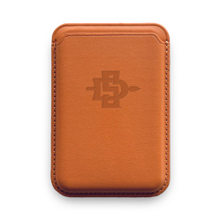 San Diego State Monaco Leather Wallet with MagSafe - Brown