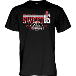 2023 Sweet 16 Aztecs Tee - Black